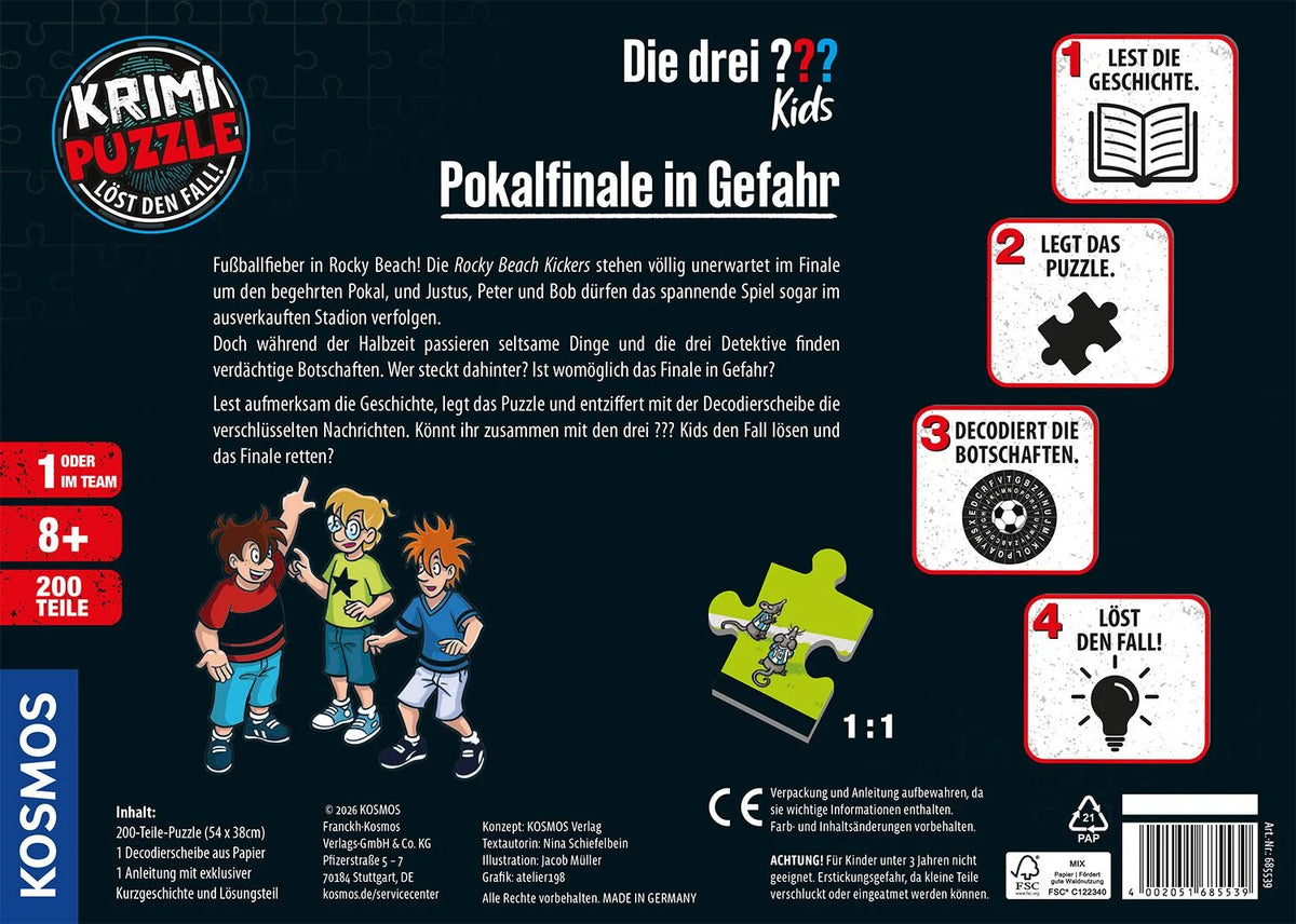 Krimi-Puzzle: Die drei ??? Kids - Pokalfinale in Gefahr – Ansicht
