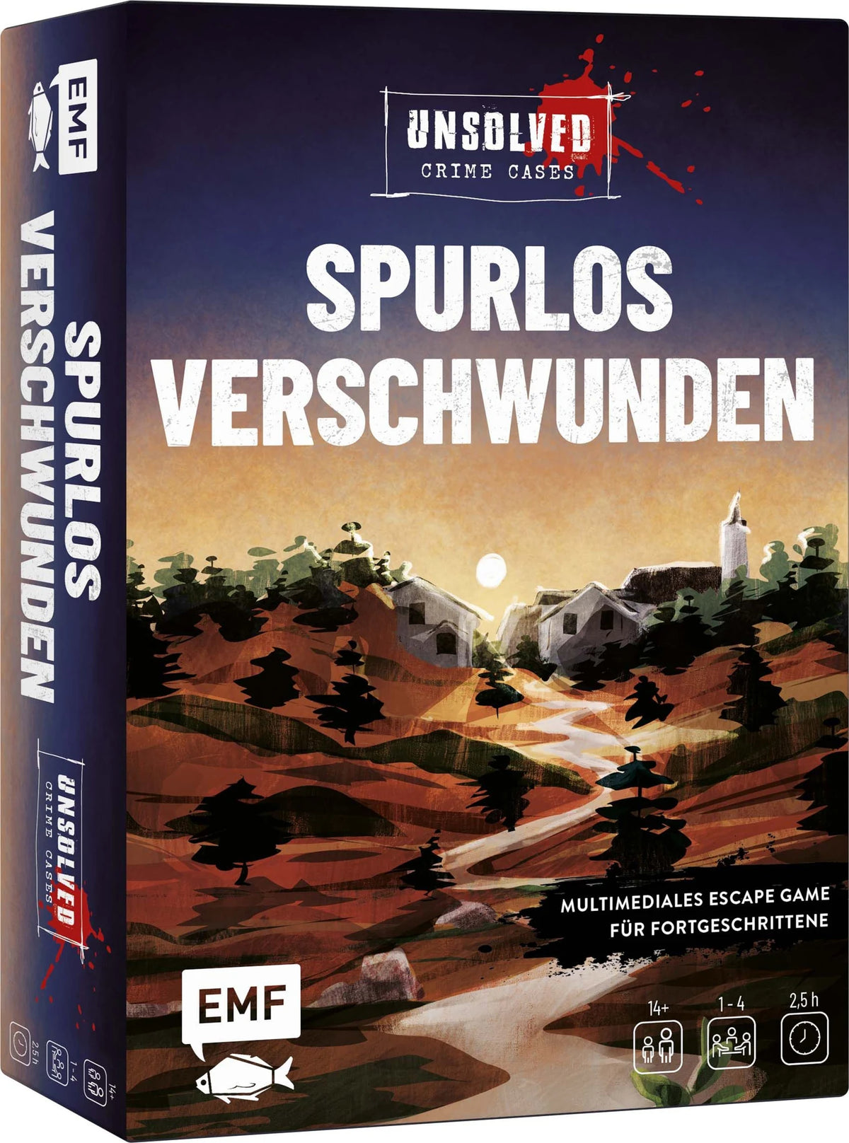 Krimispiel: Krimi-Spielebox: Unsolved Crime Cases – Spurlos verschwunden