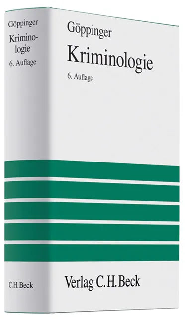 Buchcover von 'Kriminologie' - Gebundene Ausgabe von Hans Göppinger