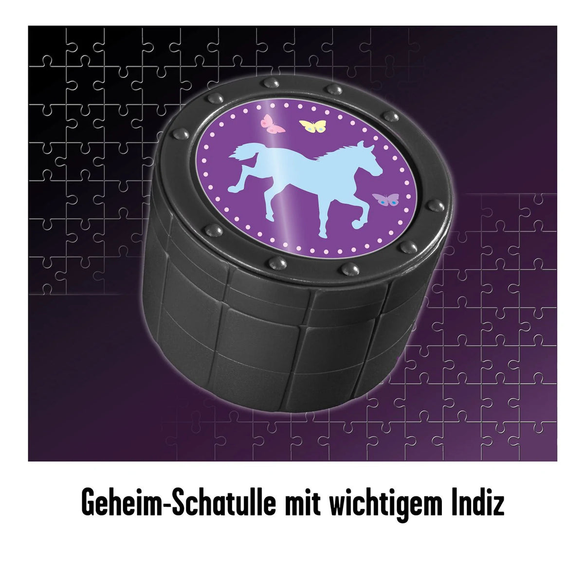 Krimipuzzle Die drei !!! Skandal auf dem Reitturnier – Ansicht
