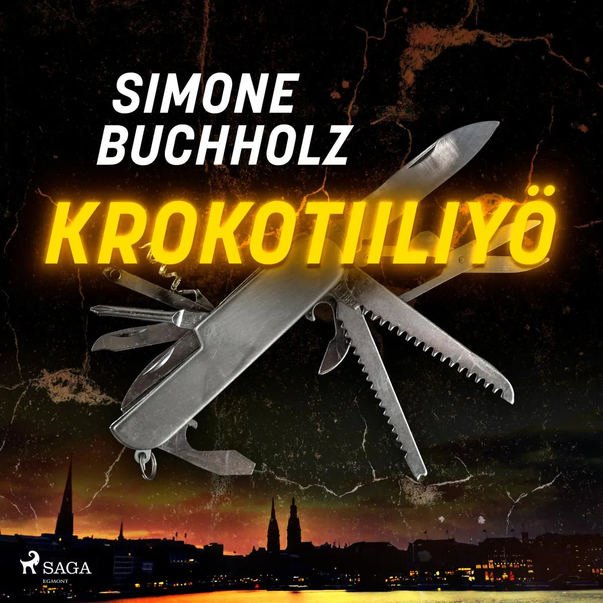Cover: Krokotiiliyö (Hörbuch Download) von Simone Buchholz