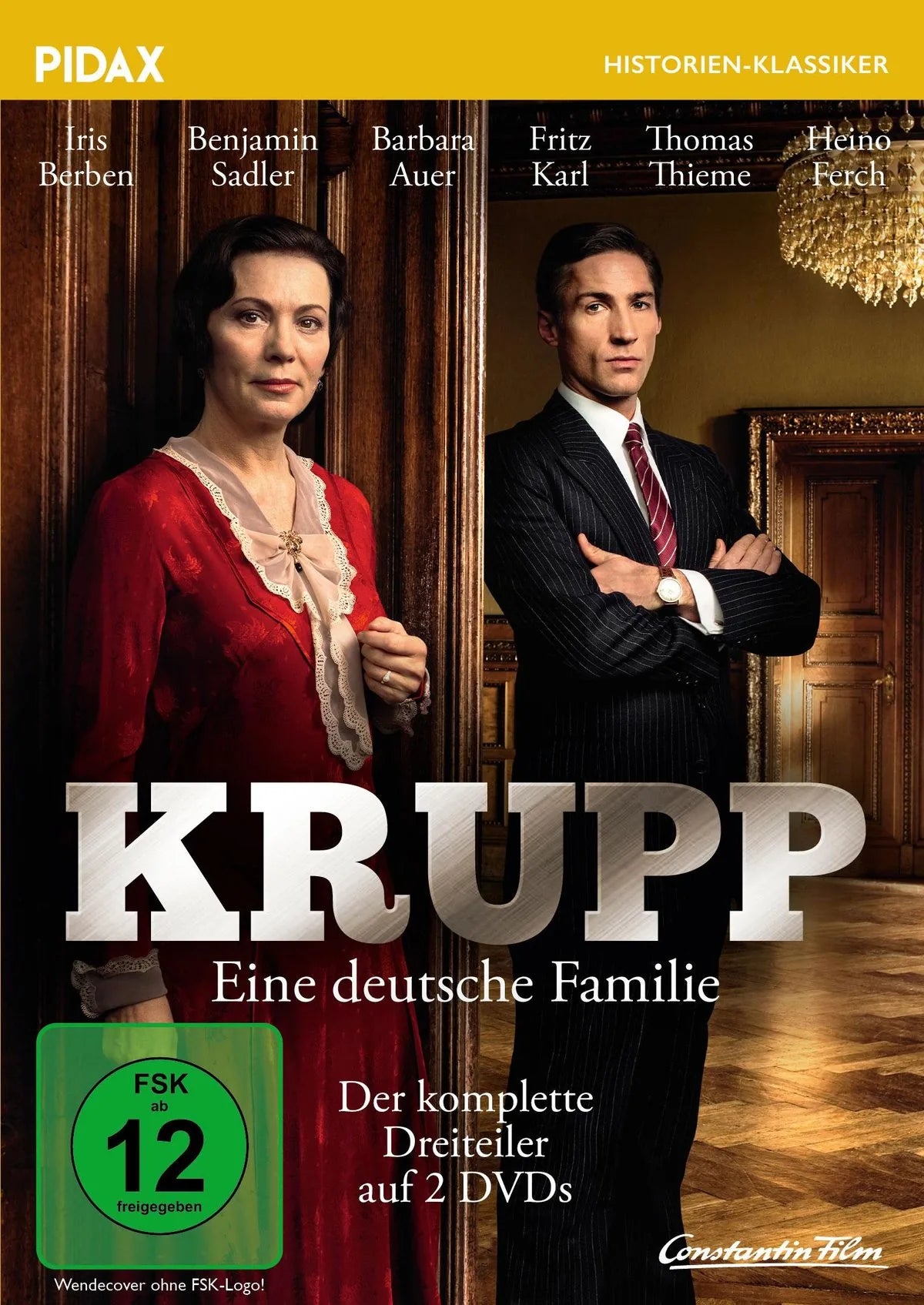 DVD-Cover: Krupp - Eine deutsche Familie. Regie: Carlo Rola