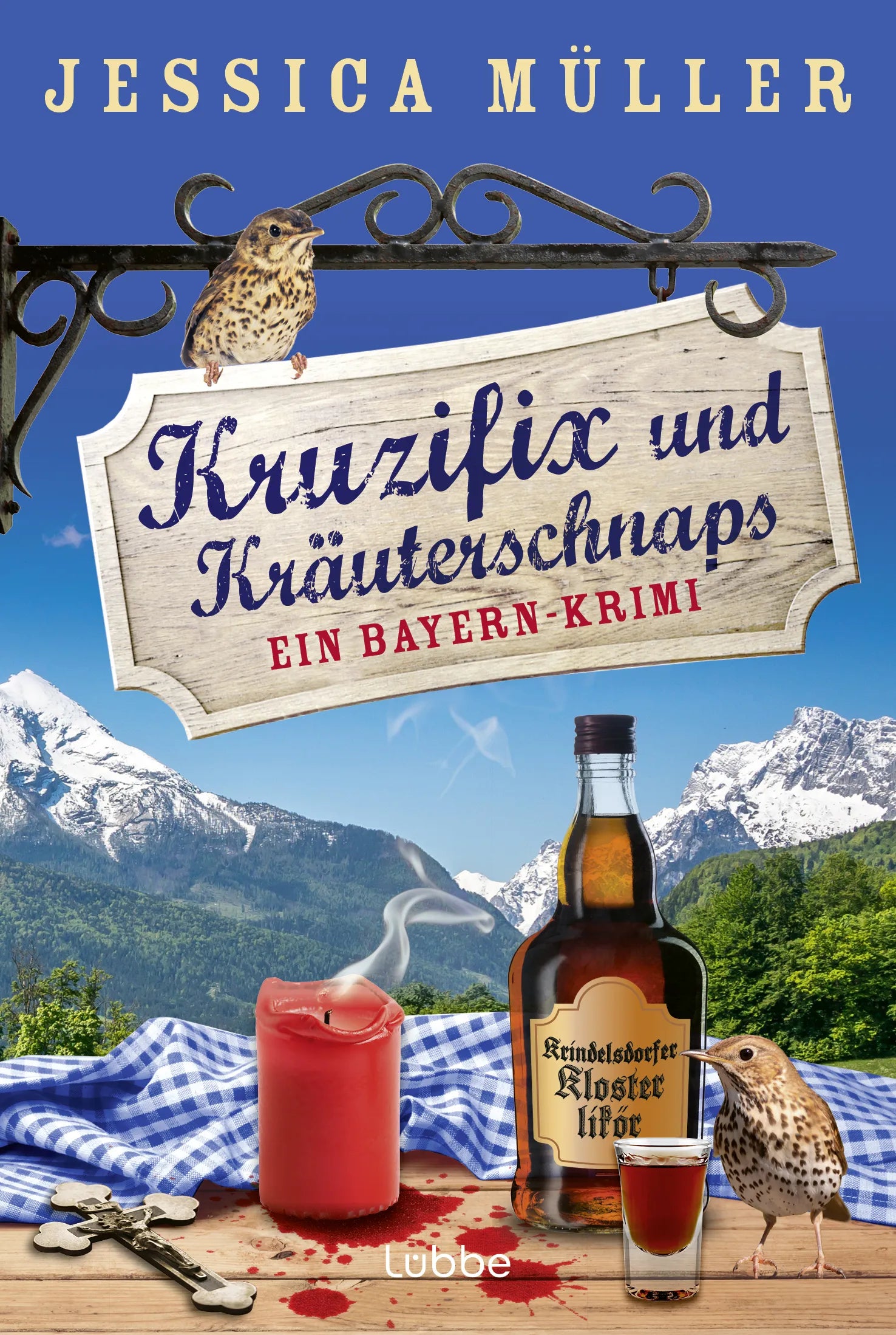 Buchcover von 'Kruzifix und Kräuterschnaps' - Taschenbuch von Jessica Müller
