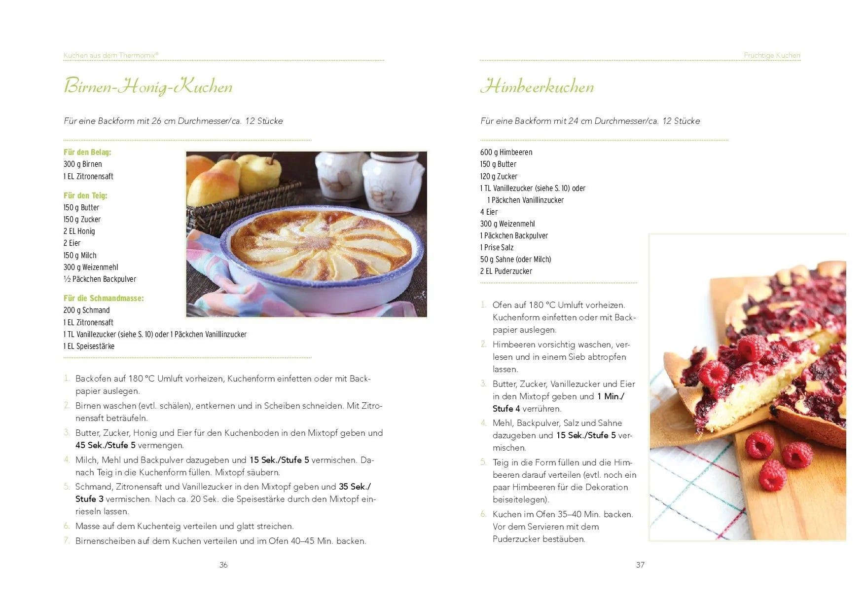 Innenansicht von 'Kuchen aus dem Thermomix®' - Taschenbuch
