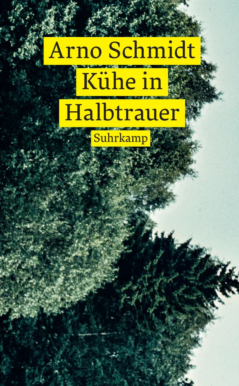 Buchcover von 'Kühe in Halbtrauer' - Taschenbuch von Arno Schmidt