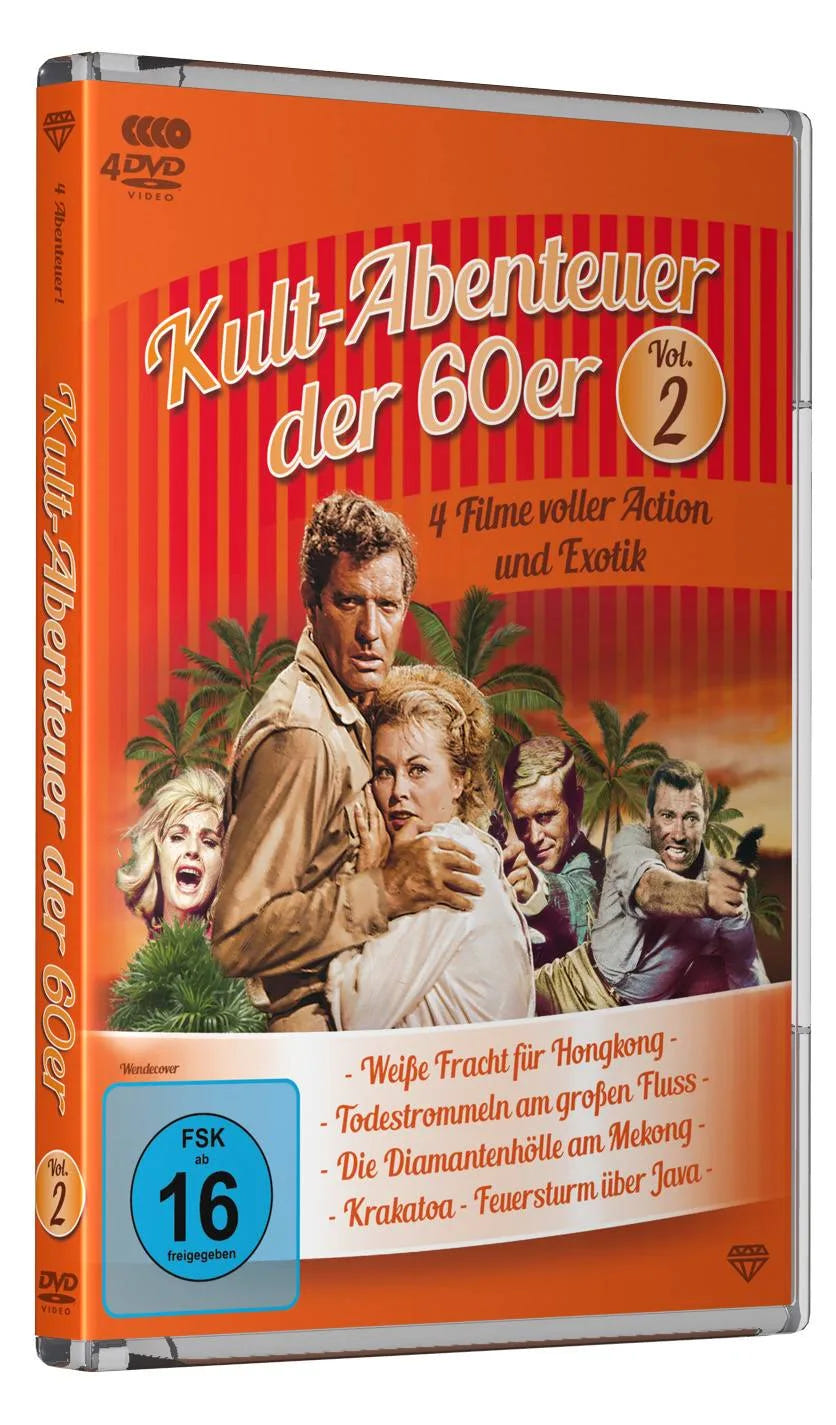 Produktansicht 1 von Kult-Abenteuer der 60er Vol. 2 - 4 Filme voller Action und Exotik – DVD