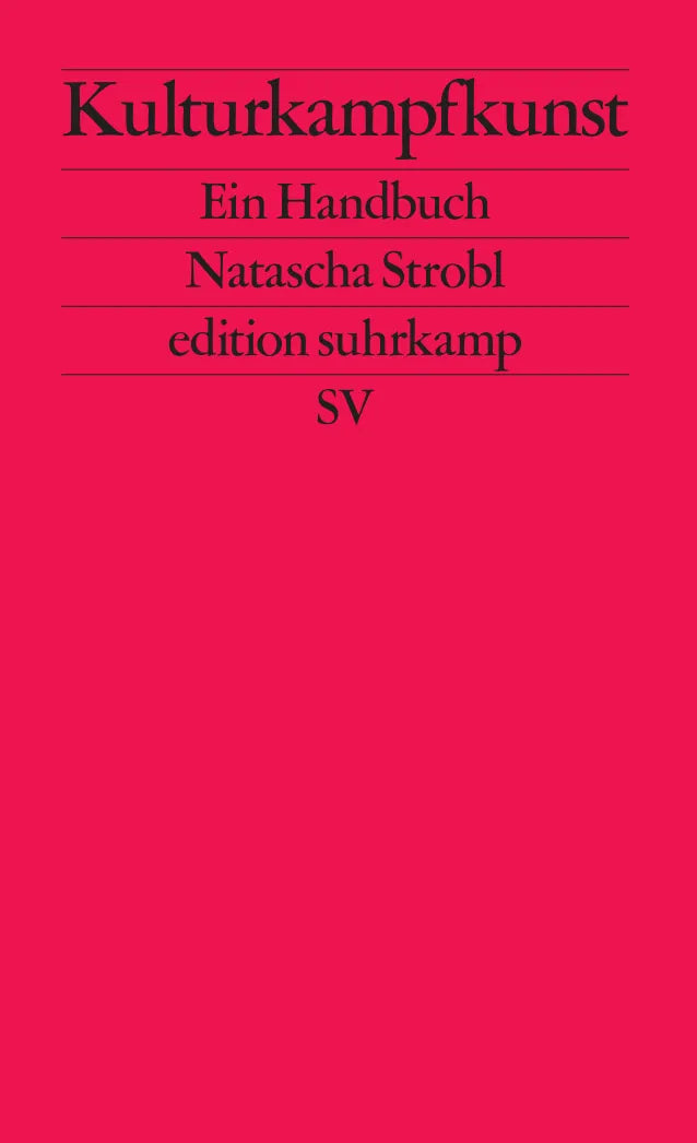 Buchcover von 'Kulturkampfkunst' - Taschenbuch von Natascha Strobl