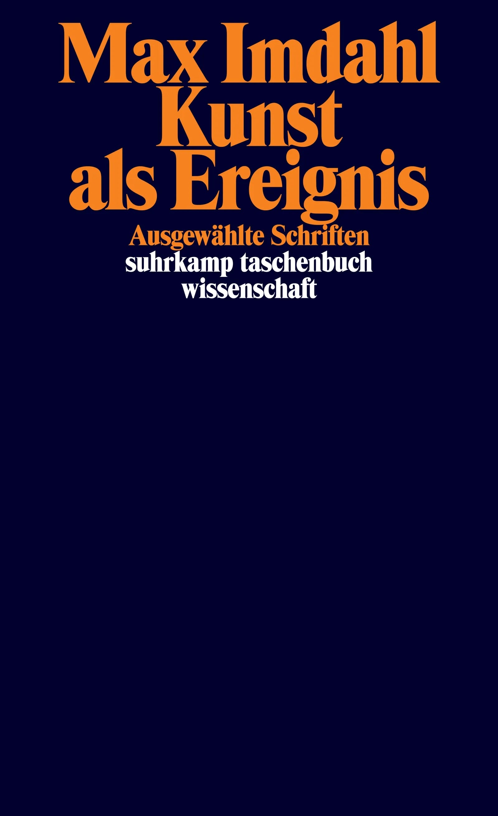 Cover: Kunst als Ereignis (E-Book) von Max Imdahl