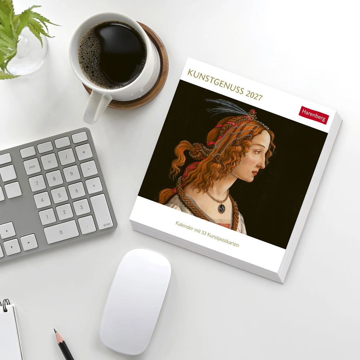 Kunstgenuss Postkartenkalender 2027 - Kalender mit 53 Kunstpostkarten – Ansicht