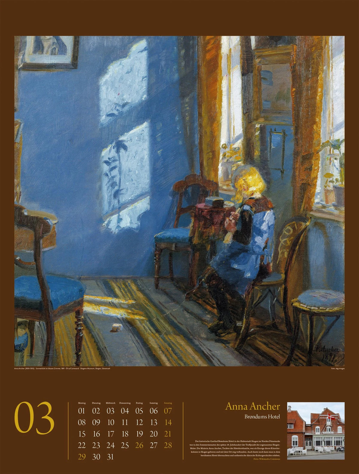 KunstGeschichten Kalender 2027 | Meisterwerke und die Orte ihrer Inspiration – Ansicht