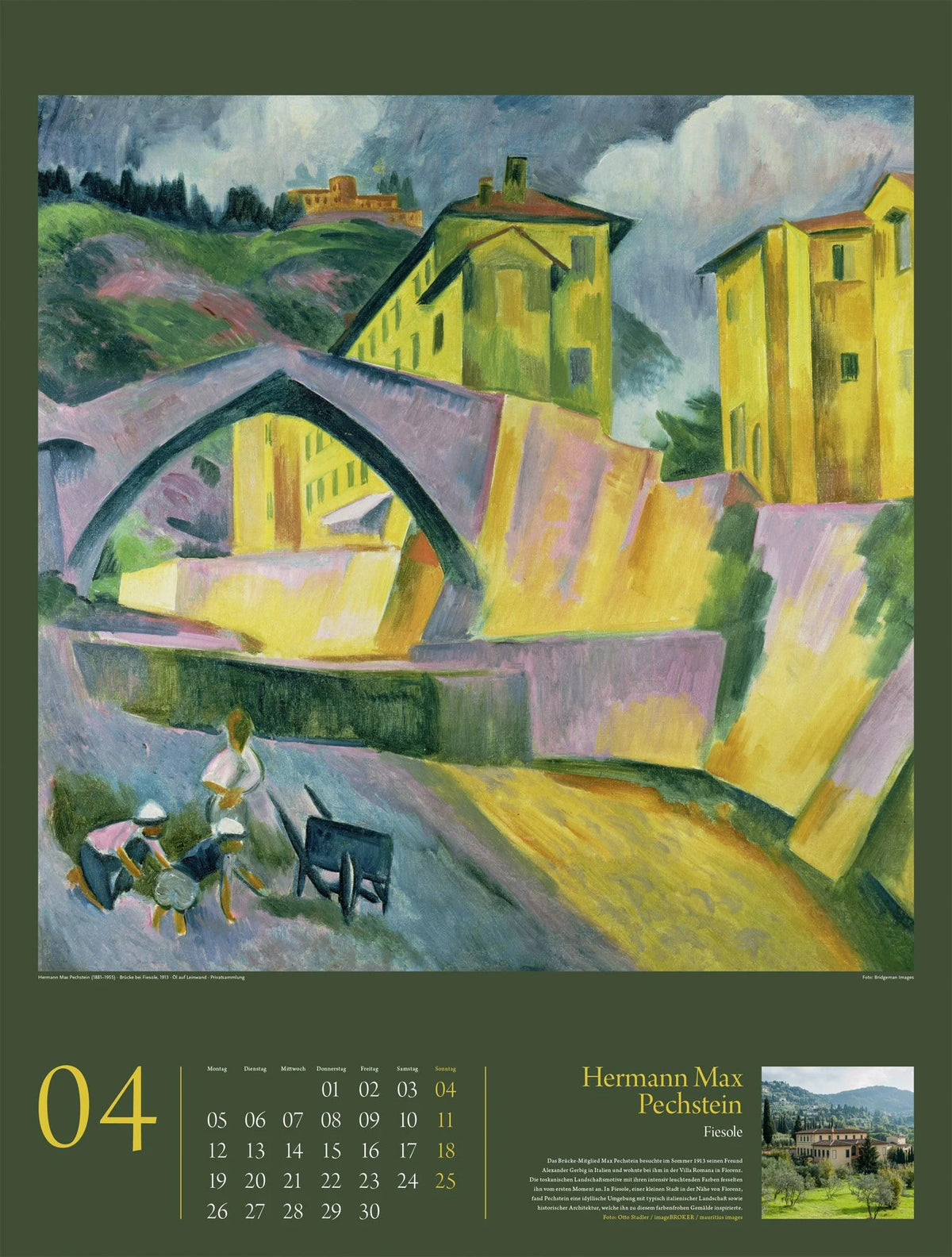 KunstGeschichten Kalender 2027 | Meisterwerke und die Orte ihrer Inspiration – Ansicht