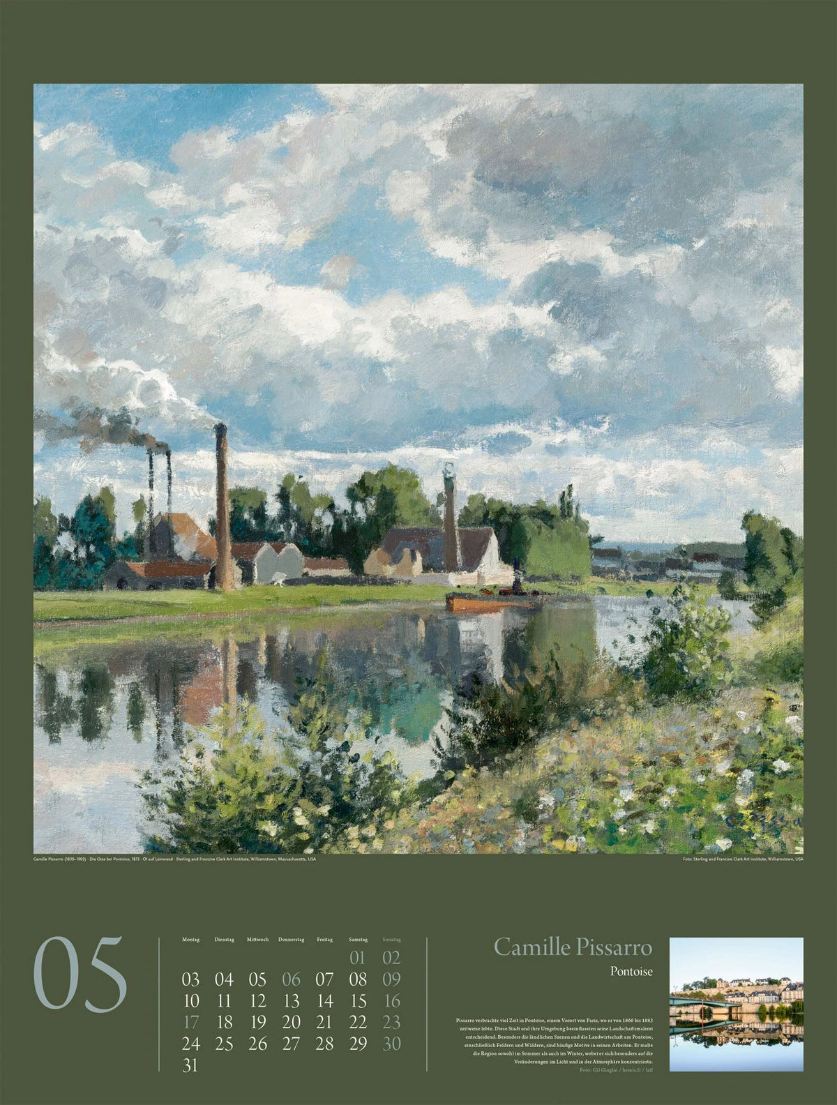 KunstGeschichten Kalender 2027 | Meisterwerke und die Orte ihrer Inspiration – Ansicht