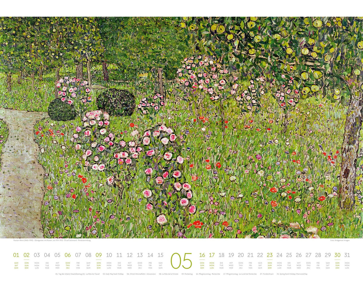 Kunstwerk Garten Kalender 2027 – Ansicht
