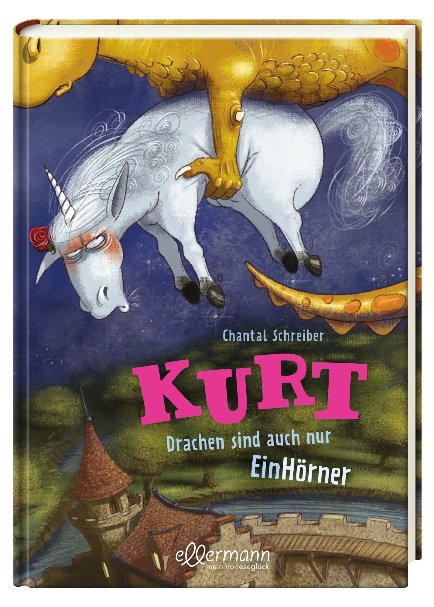Produktansicht: Kurt, Einhorn wider Willen 4. Drachen sind auch nur EinHörner (Gebundene Ausgabe)