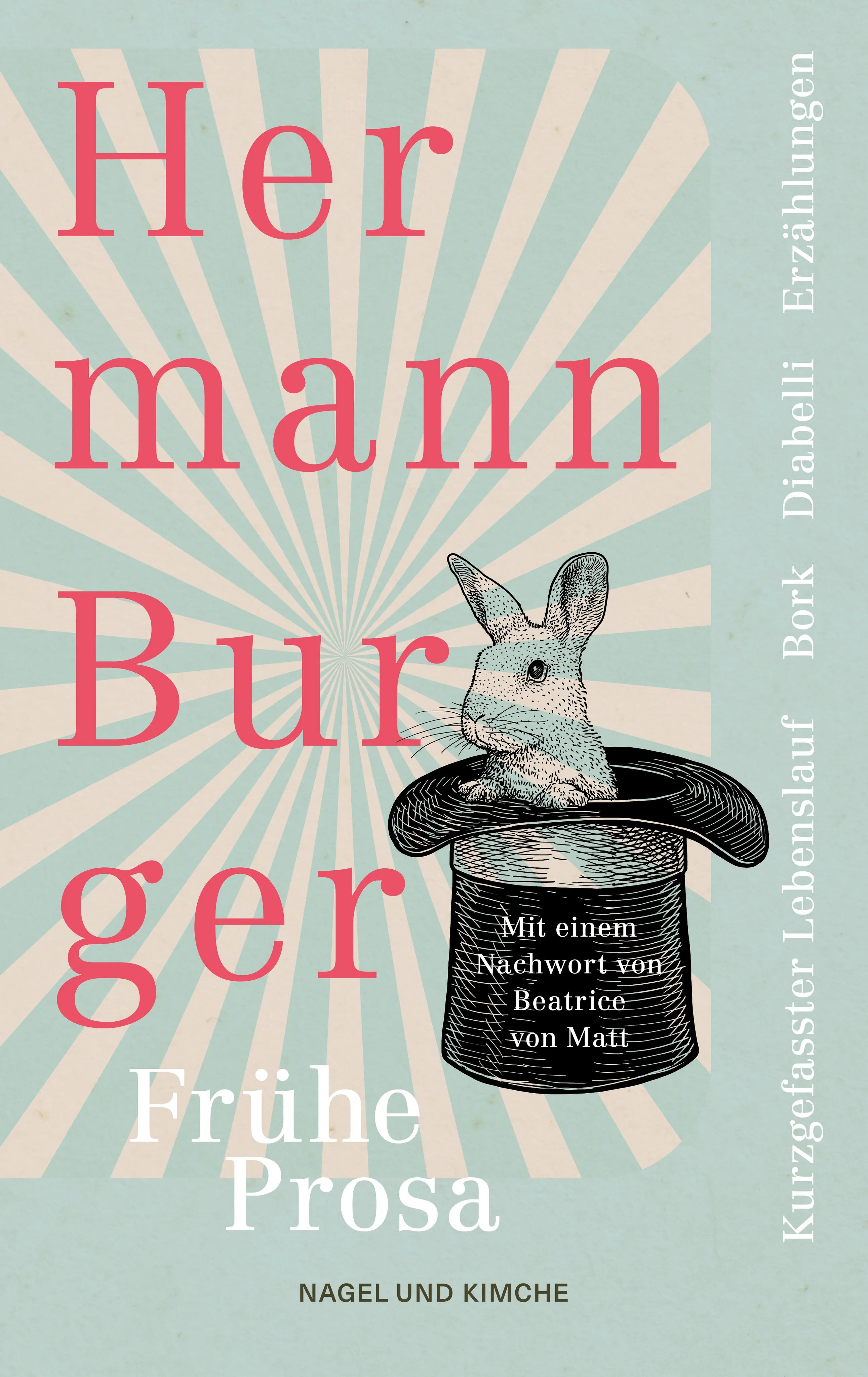 Buchcover von 'Kurzgefasster Lebenslauf und andere frühe Prosa. Bork. Diabelli' - Taschenbuch von Hermann Burger