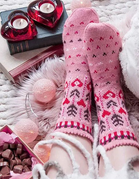 Detailansicht: Kuschelige Socken und warme Fäustlinge (Taschenbuch)