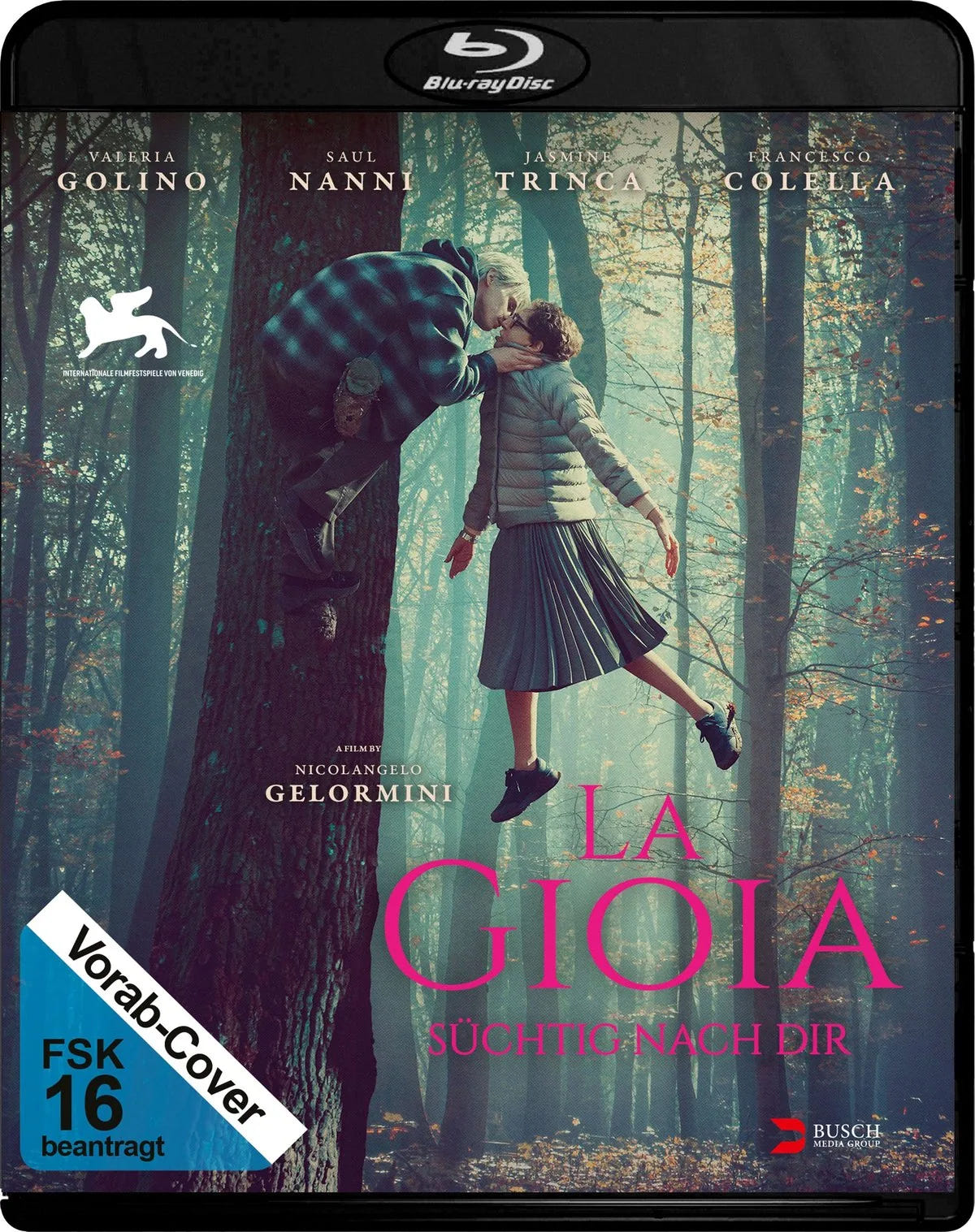 Blu-ray-Cover: La Gioia - Süchtig nach Dir. Regie: Nicolangelo Gelormini