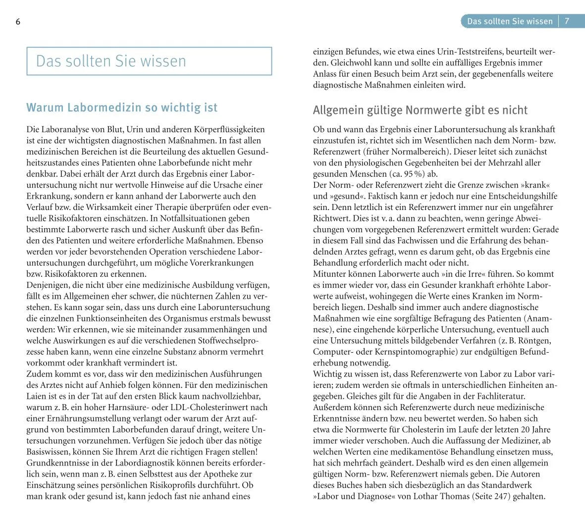 Dr. Nicole Schaenzler - Laborwerte