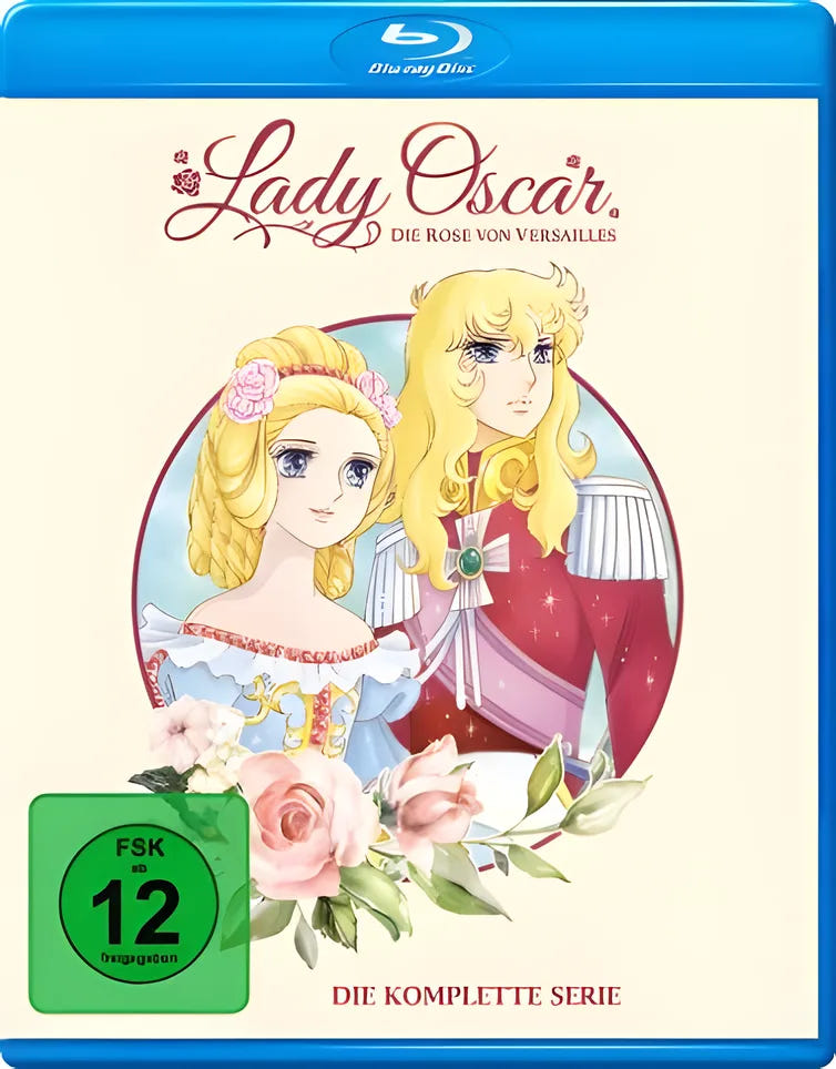 Blu-ray-Cover: Lady Oscar - Die komplette Serie. Regie: Osamu Dezaki