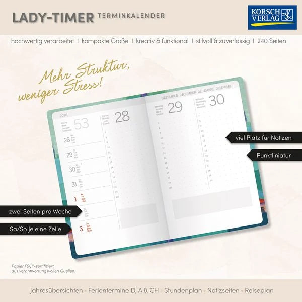 Lady-Timer Finca 2027 – Ansicht