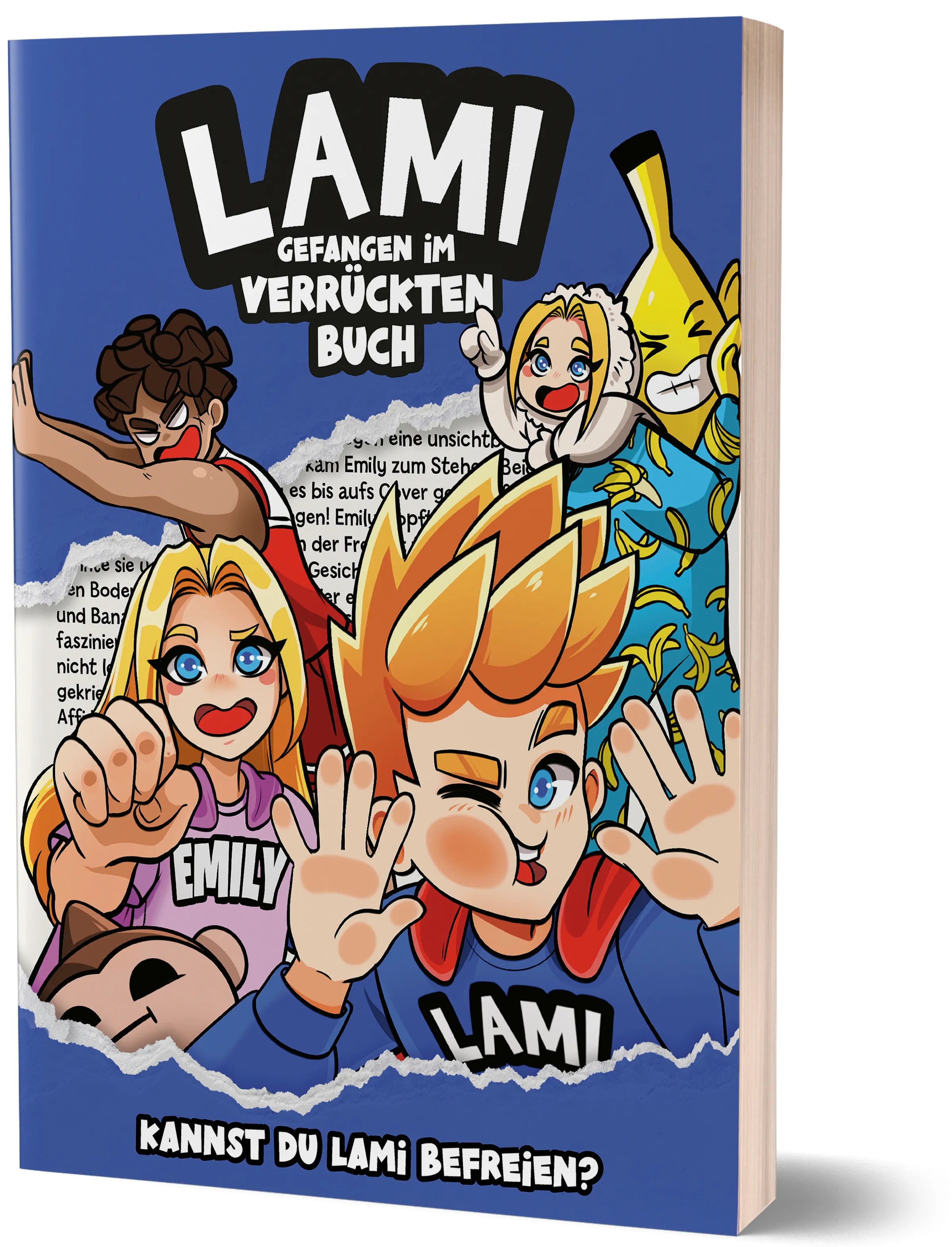 Buchcover von 'Lami. Gefangen im verrückten Buch' - Paperback von Lami