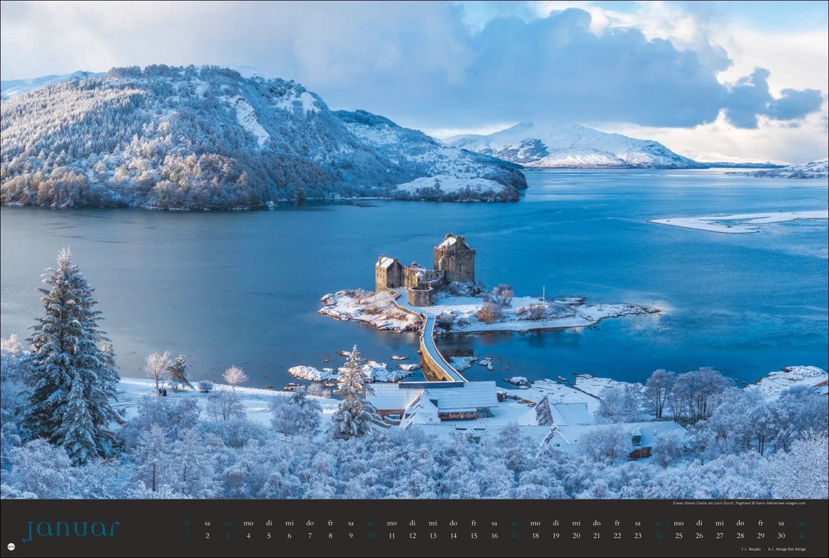 Land of Legends Kalender 2027 - Schottlands Burgen und Schlösser – Ansicht