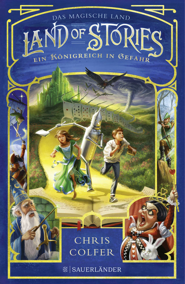 Buchcover von 'Land of Stories: Das magische Land – Ein Königreich in Gefahr' - Gebundene Ausgabe von Chris Colfer