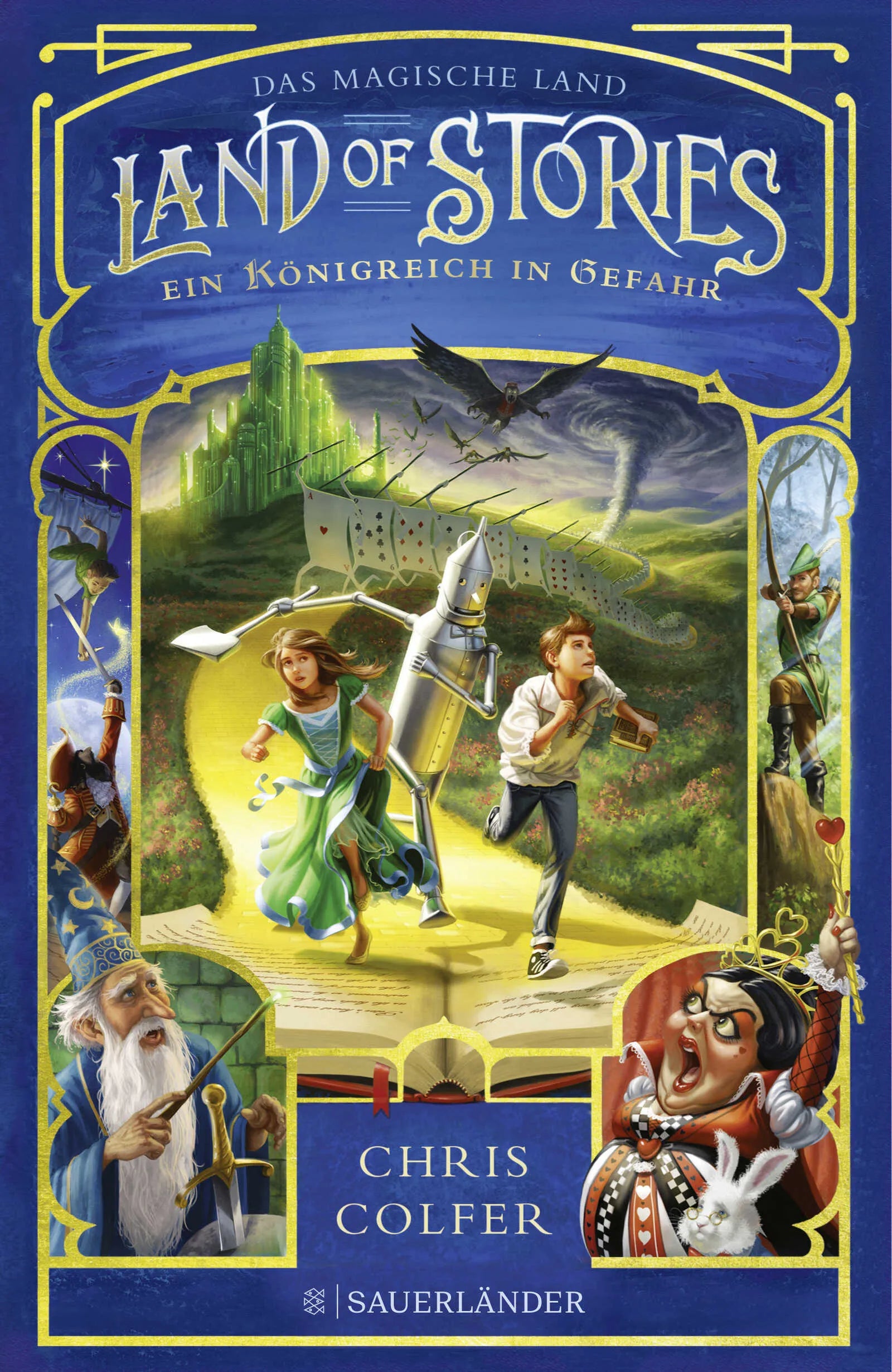 Buchcover von 'Land of Stories: Das magische Land – Ein Königreich in Gefahr' - Gebundene Ausgabe von Chris Colfer