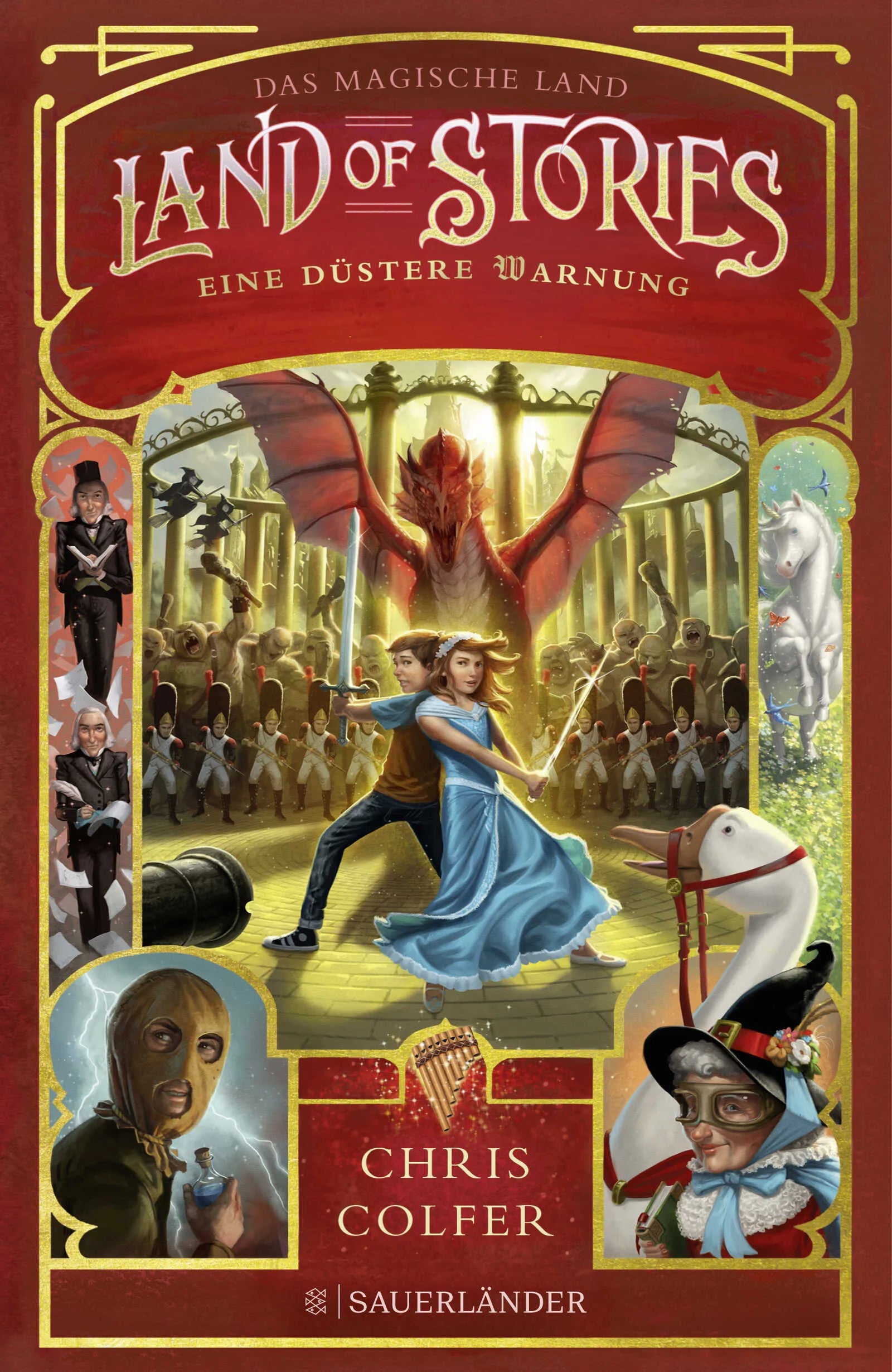 Buchcover von 'Land of Stories: Das magische Land - Eine düstere Warnung' - Gebundene Ausgabe von Chris Colfer