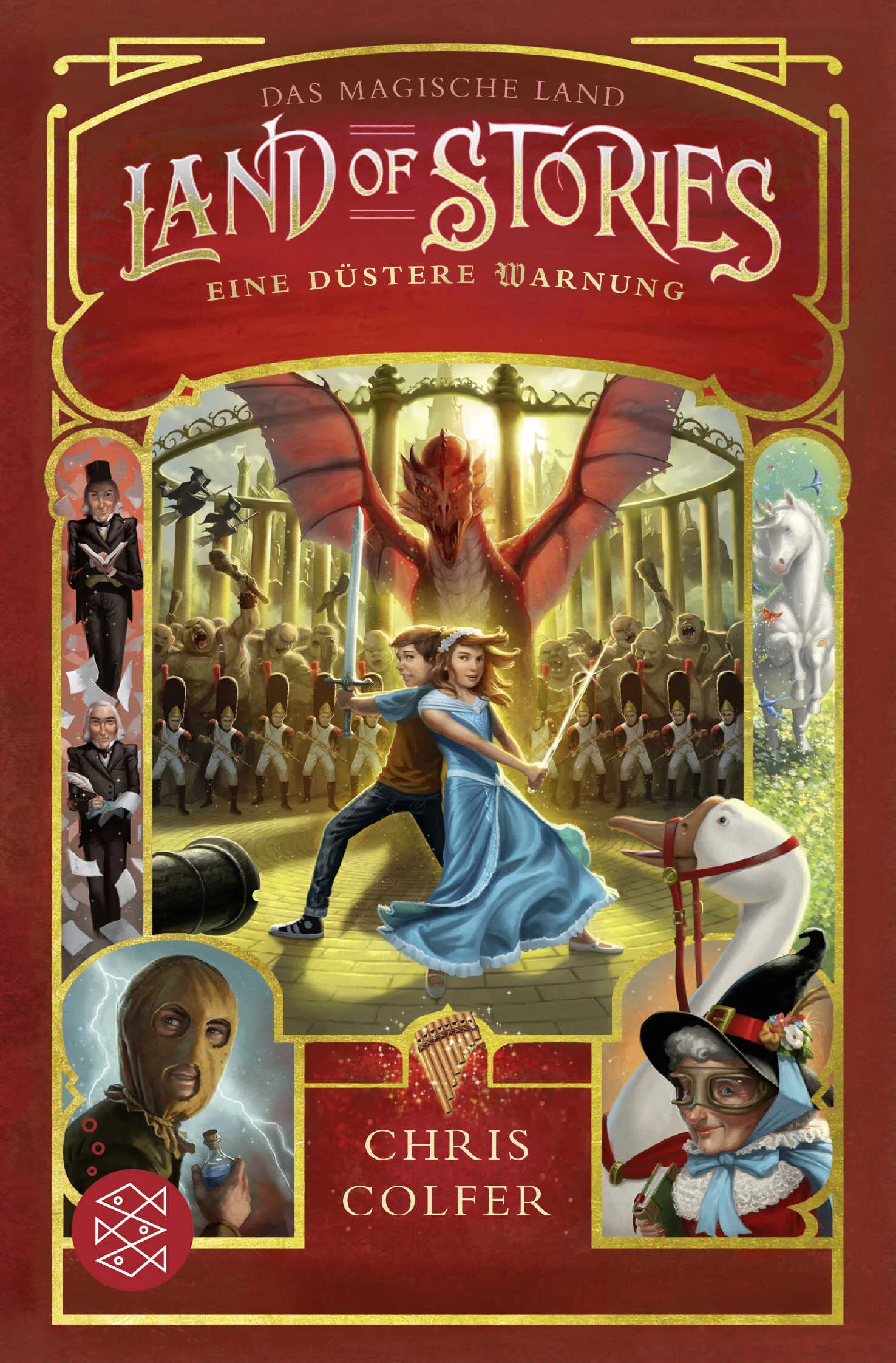 Buchcover von 'Land of Stories: Das magische Land - Eine düstere Warnung' - Taschenbuch von Chris Colfer