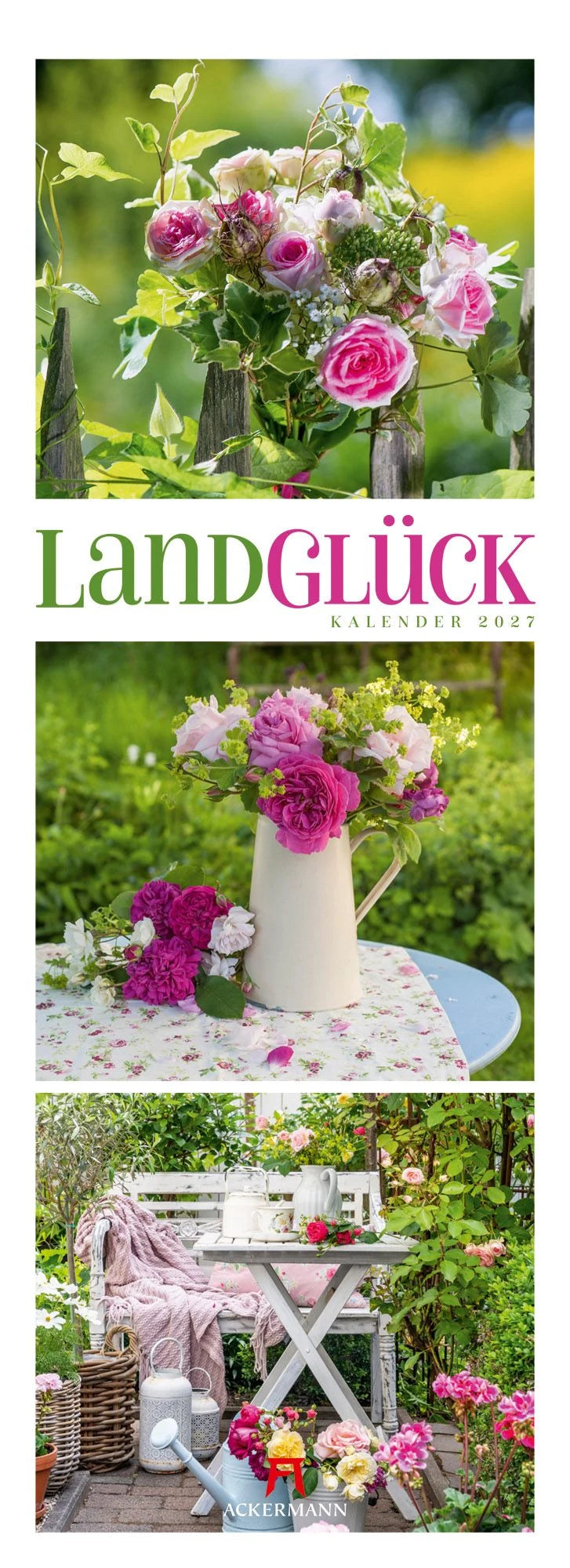 Wandkalender: LandGlück Triplet-Kalender 2027