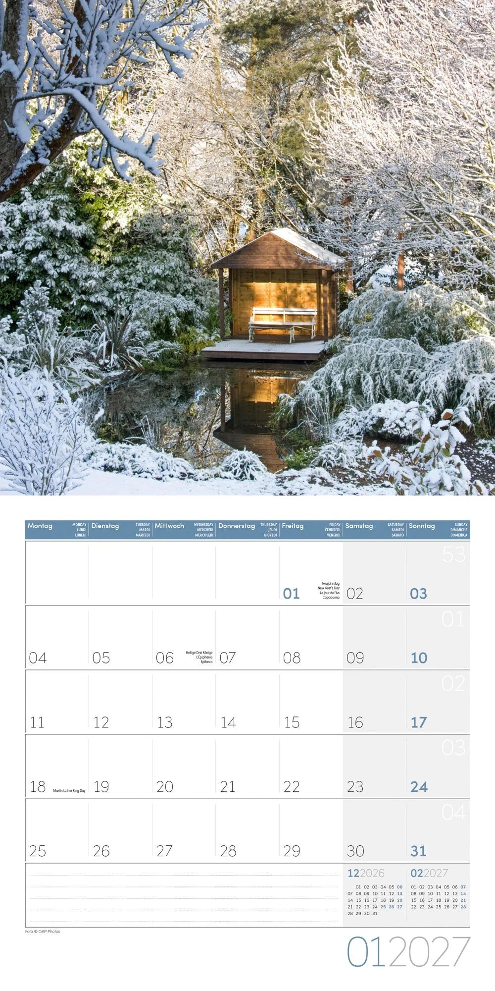 Landleben Kalender 2027 - 30x30 - Art12 – Ansicht