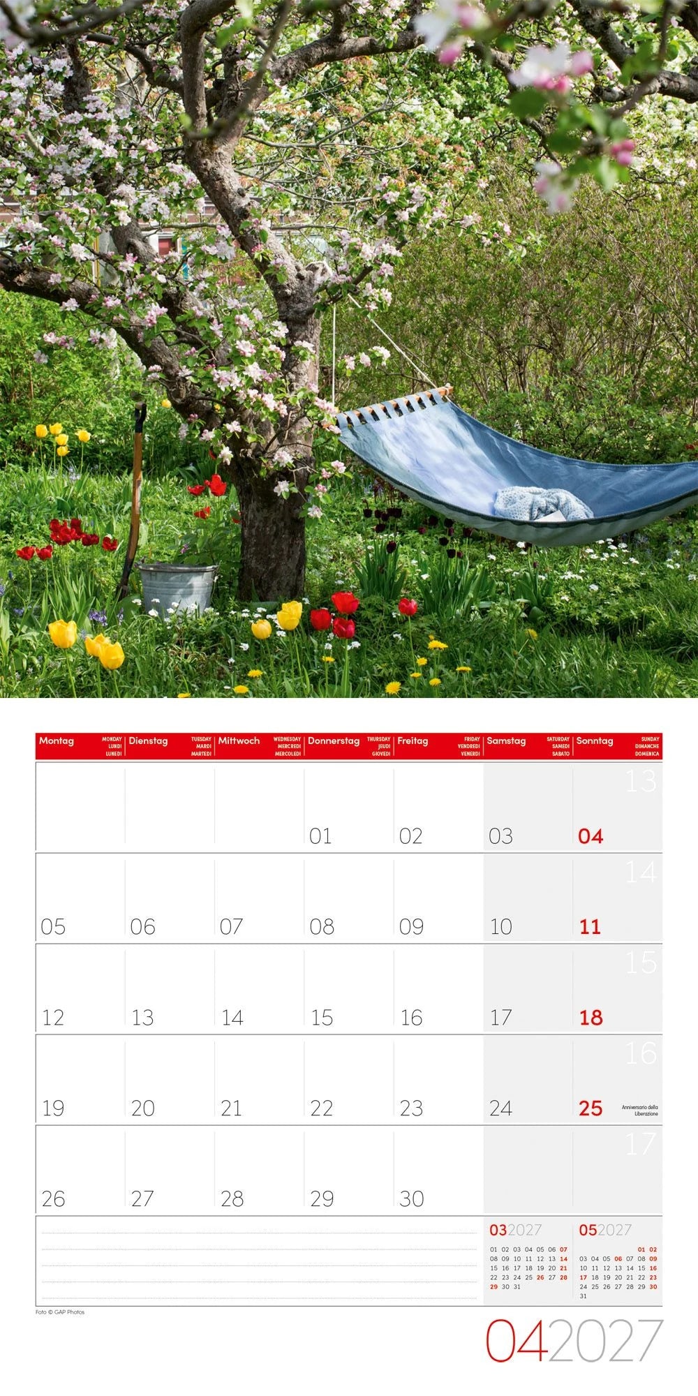 Landleben Kalender 2027 - 30x30 - Art12 – Ansicht
