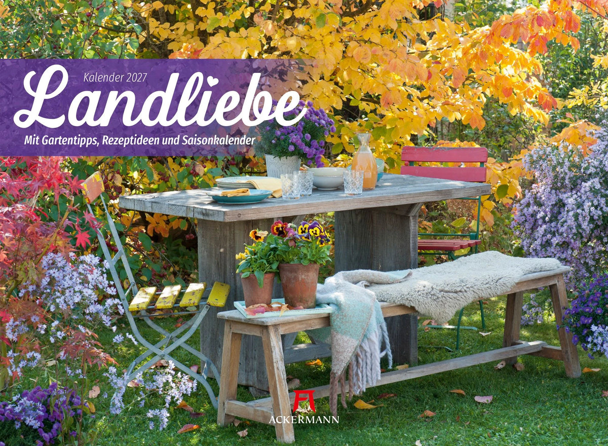 Wandkalender: Landliebe Garten-Kalender 2027