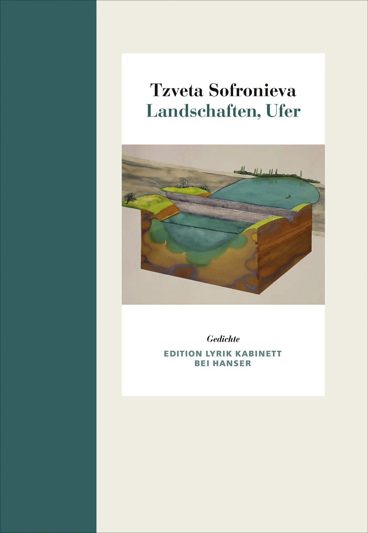 Buchcover von 'Landschaften, Ufer' - Gebundene Ausgabe von Tzveta Sofronieva