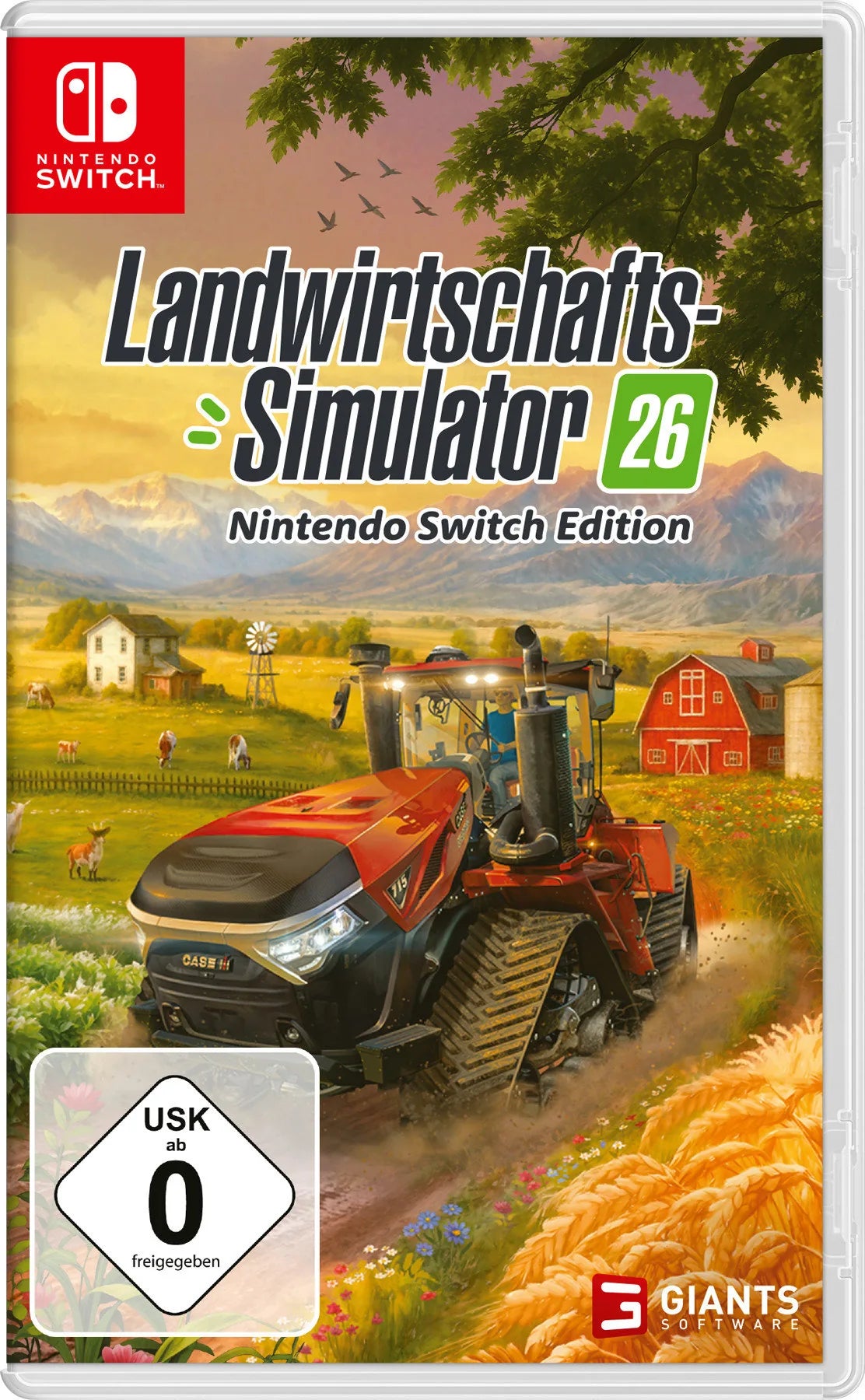 Cover: Landwirtschafts-Simulator 26 - Nintendo Switch Edition für Nintendo Switch. Publisher: Bandai Namco Entertainment Germany