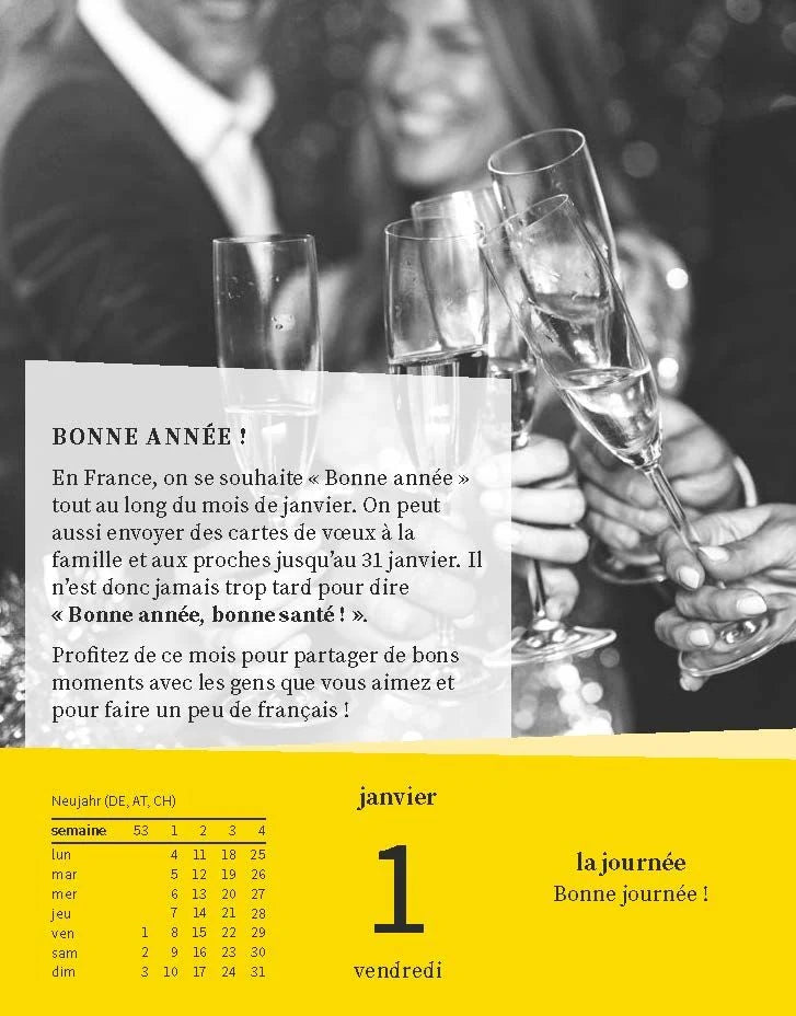 Langenscheidt Sprachkalender Französisch 2027 – Ansicht