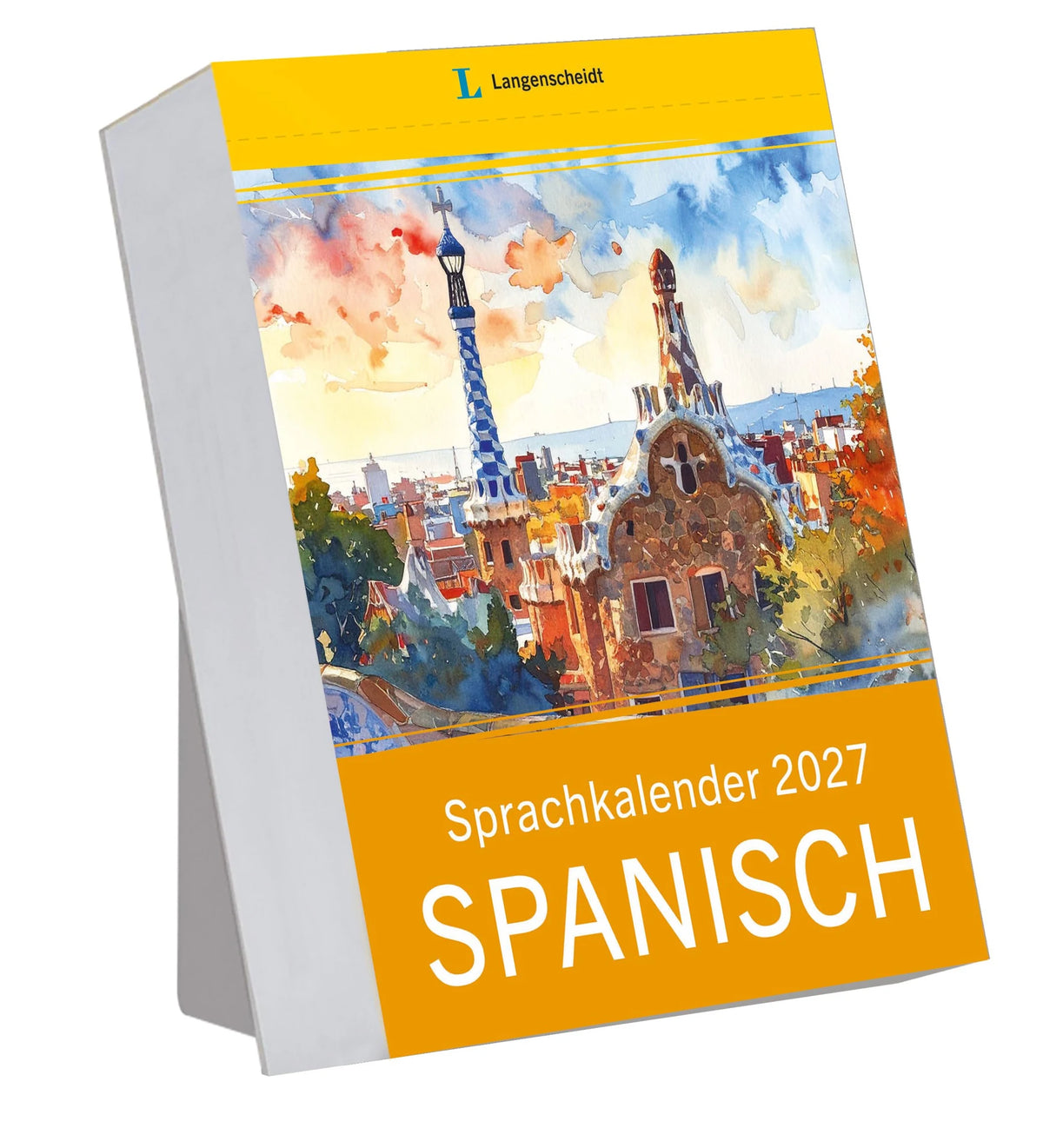 Taschenkalender: Langenscheidt Sprachkalender Spanisch 2027