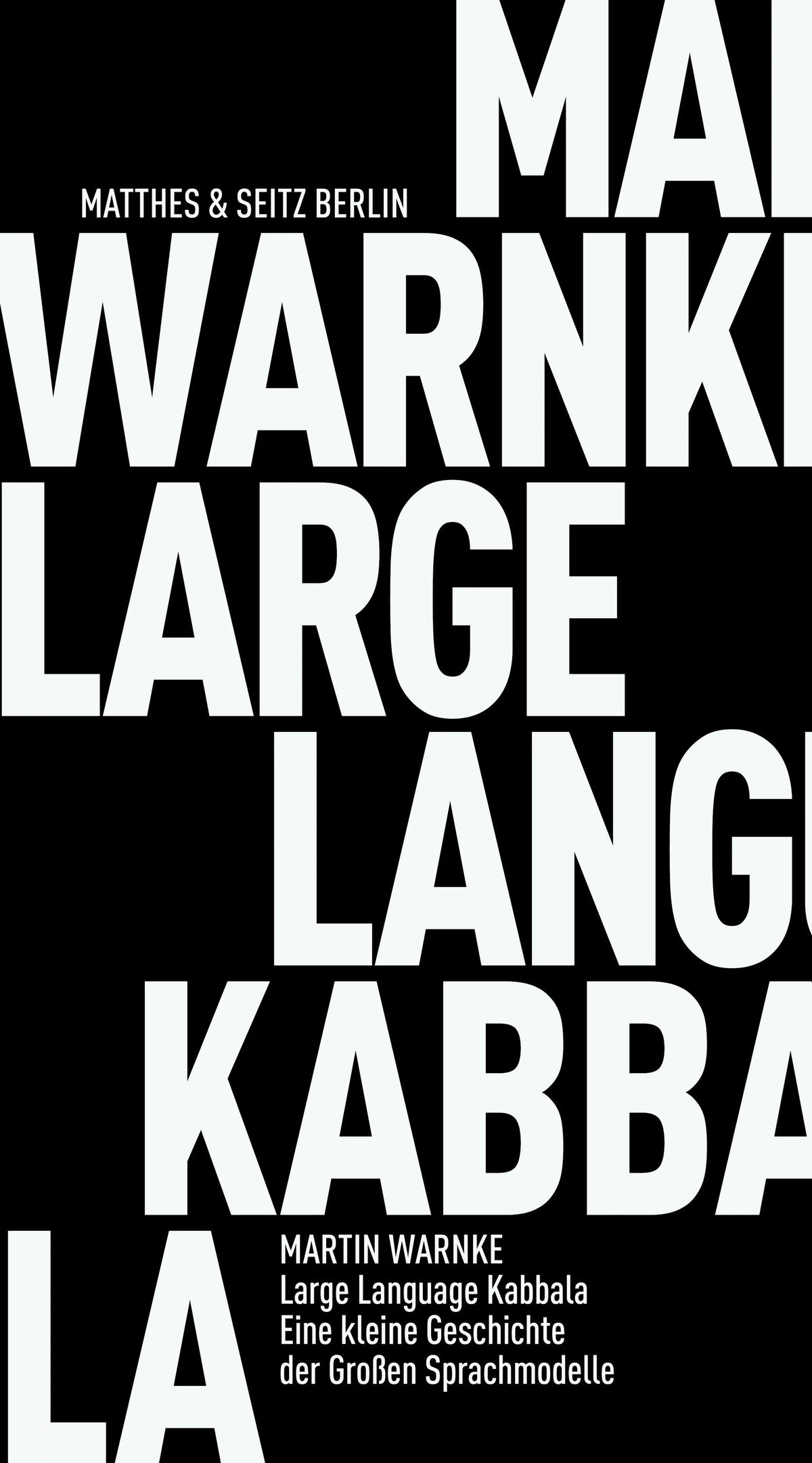 Cover: Large Language Kabbala (E-Book) von Martin Warnke