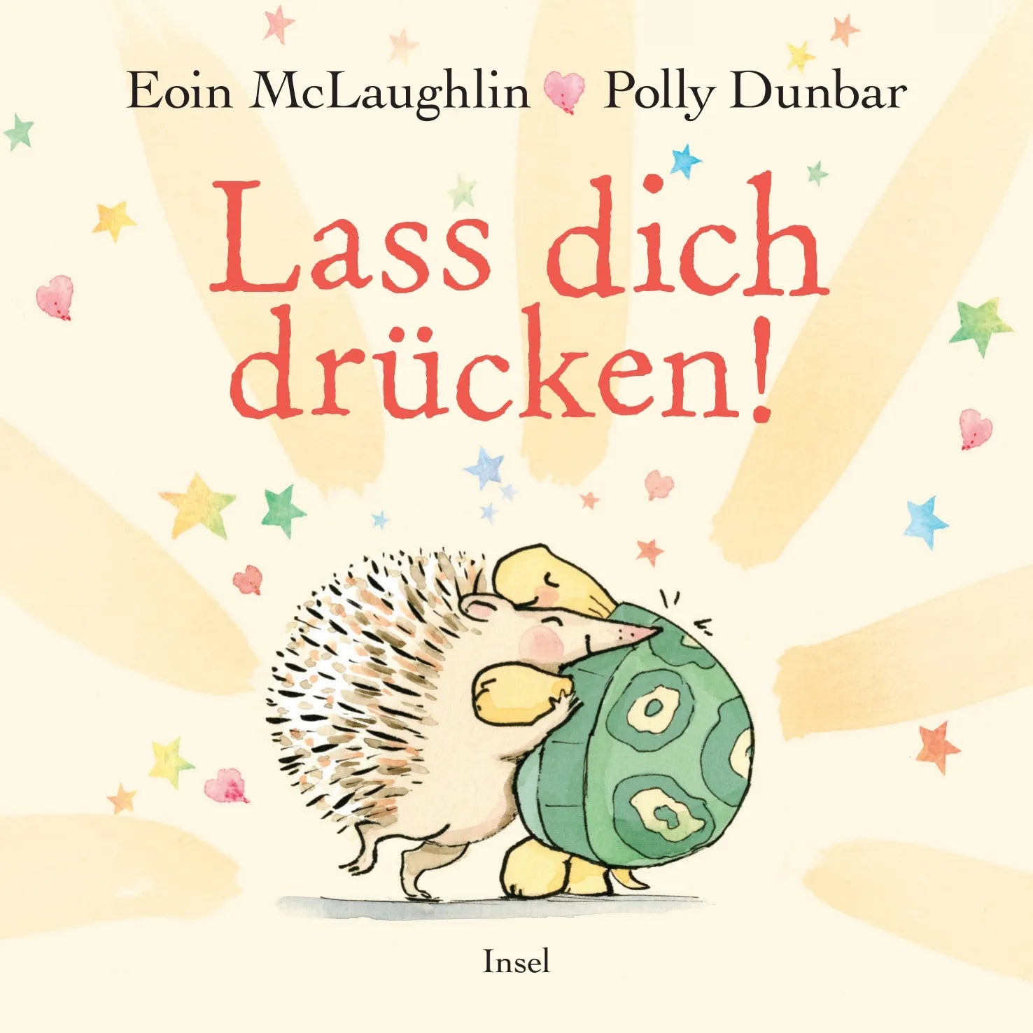 Buchcover von 'Lass dich drücken!' - Gebundene Ausgabe von Eoin McLaughlin
