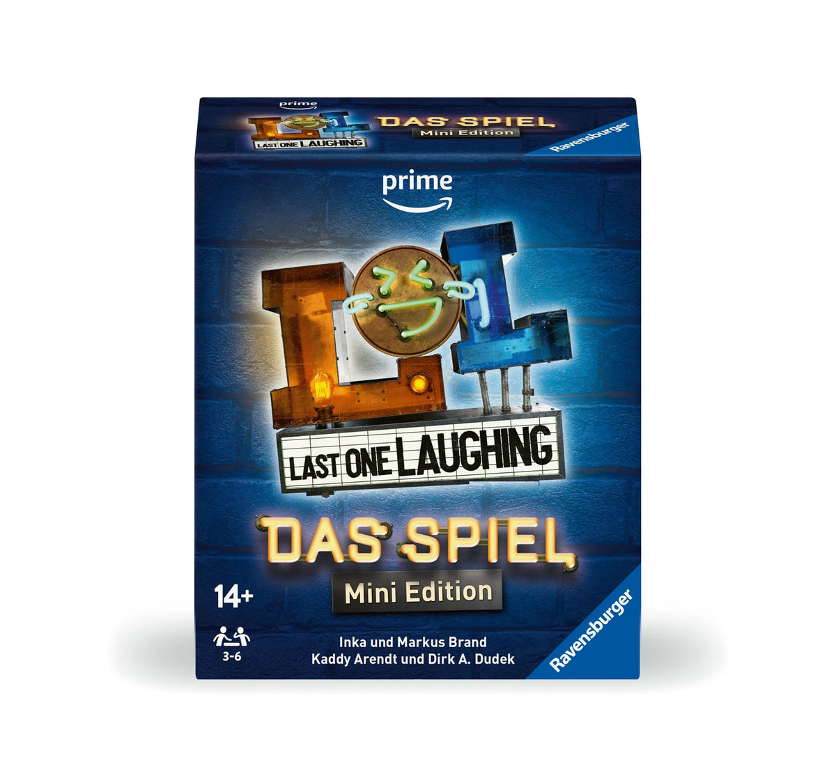 Partyspiel: Last One Laughing - Das Spiel - Mini Edition - Kartenspiel ab 14 Jahre