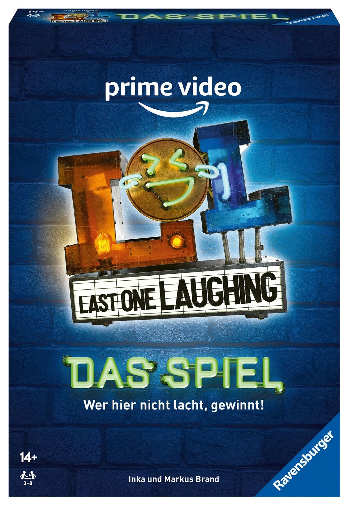 Partyspiel: Last one Laughing - Das Spiel - Gesellschaftsspiel & Brettspiel ab 14 Jahre