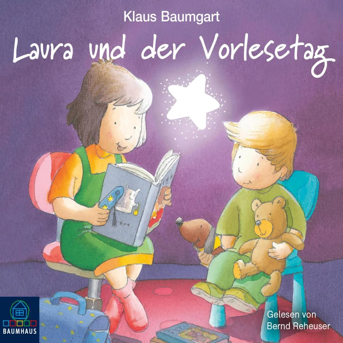 Cover: Lauras Stern - Laura und der Vorlesetag (Hörbuch Download) von Klaus Baumgart