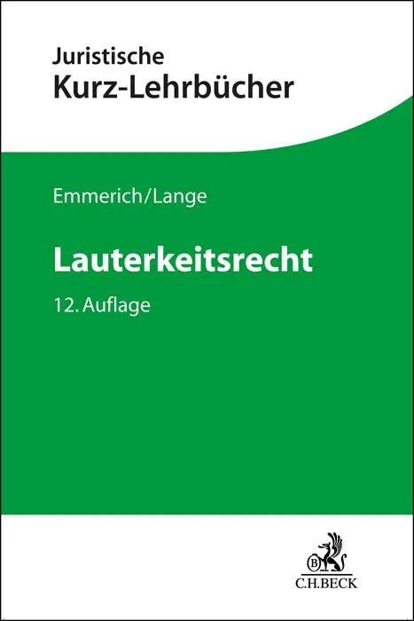 Buchcover von 'Lauterkeitsrecht' - Taschenbuch von Volker Emmerich