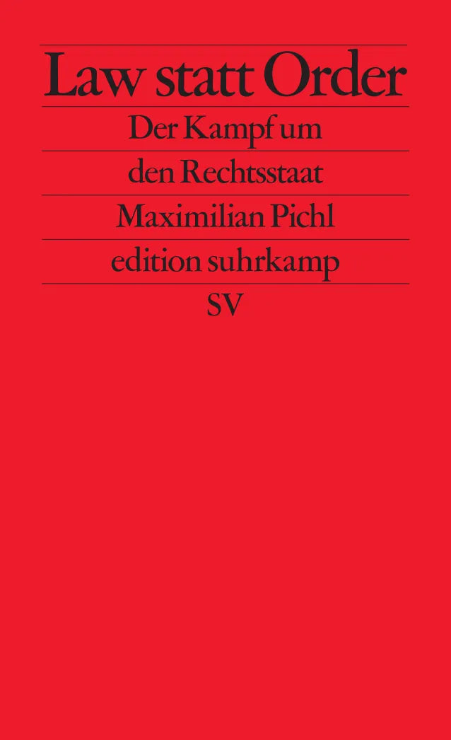 Buchcover von 'Law statt Order' - Taschenbuch von Maximilian Pichl