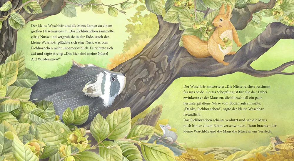 Produktansicht: Der kleine Waschbär findet neue Freunde – ein Bilderbuch für Kinder ab 2 Jahren (Gebundene Ausgabe)