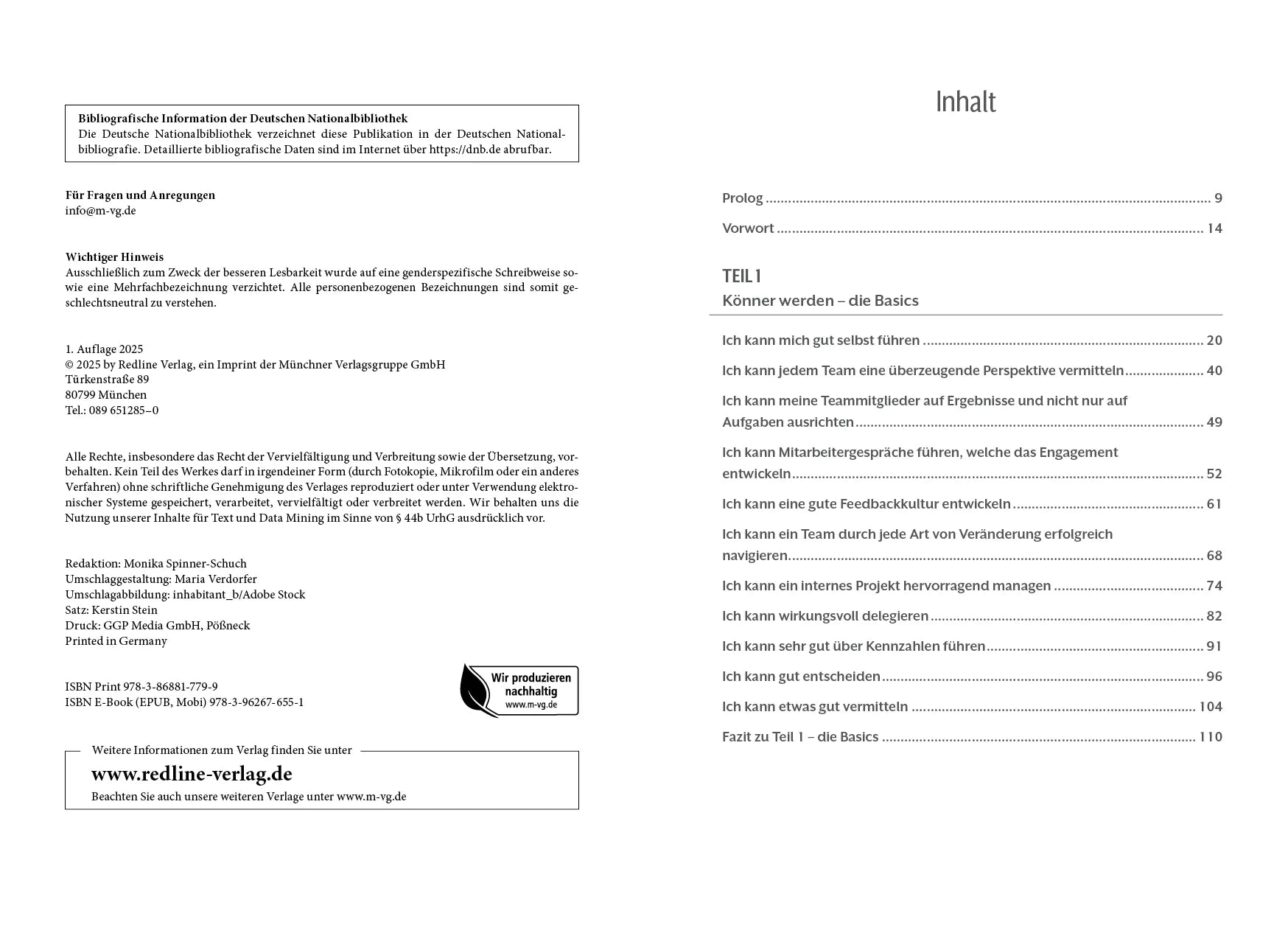 Innenansicht von 'Leadership Essentials' - Gebundene Ausgabe