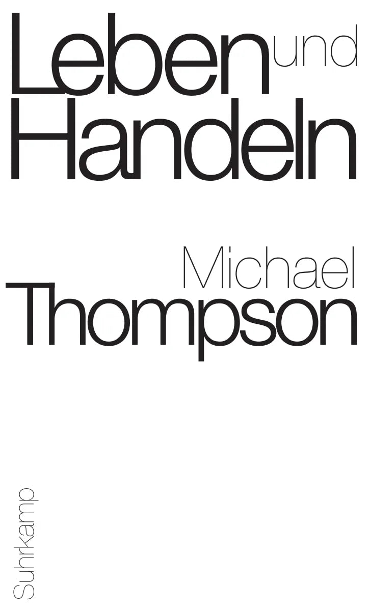 Buchcover von 'Leben und Handeln' - Gebundene Ausgabe von Michael Thompson