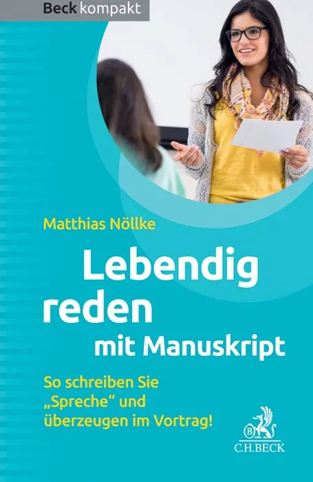 Buchcover von 'Lebendig reden mit Manuskript' - Taschenbuch von Matthias Nöllke