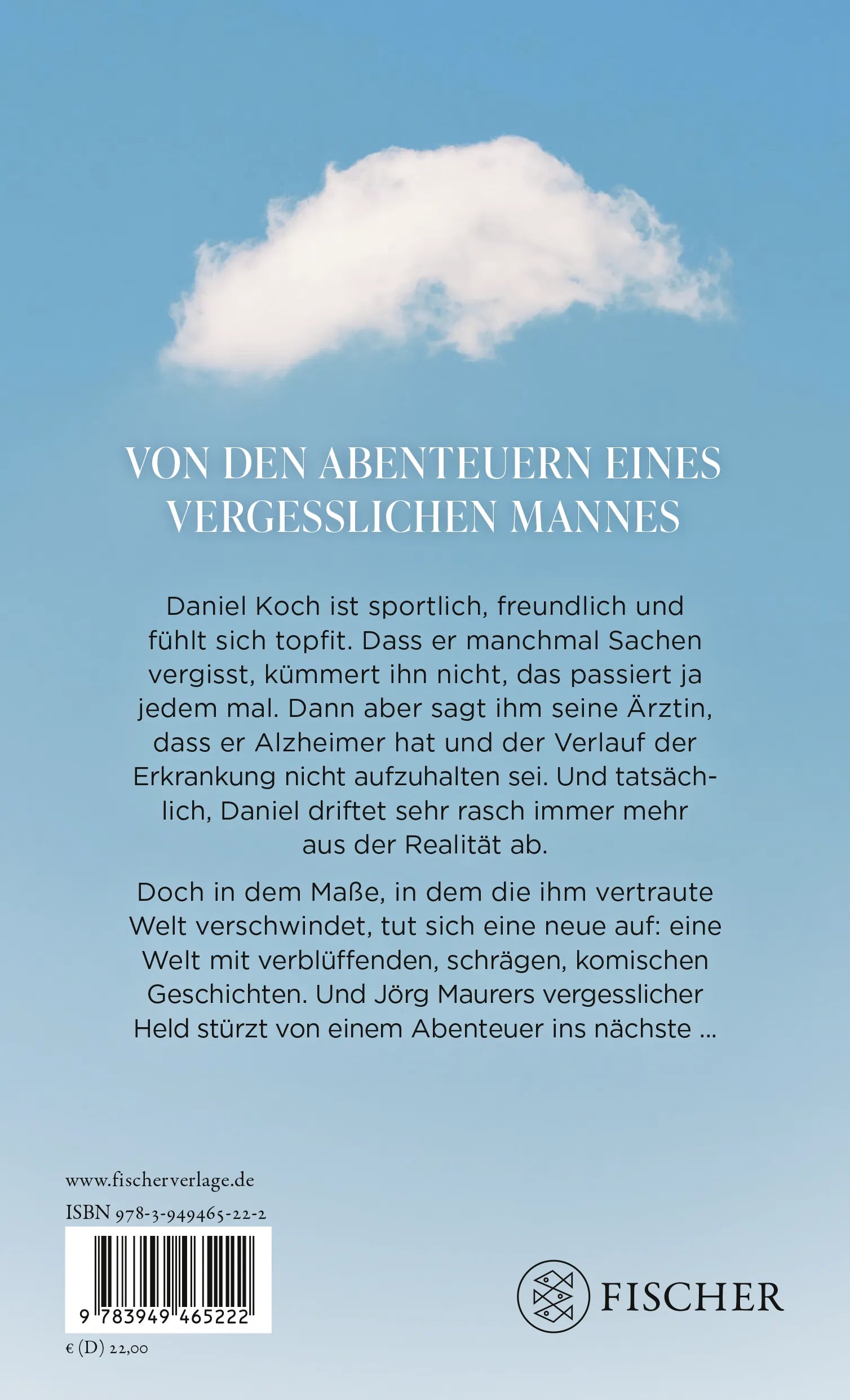 Buchrückseite von 'Leergut' mit Klappentext - Gebundene Ausgabe